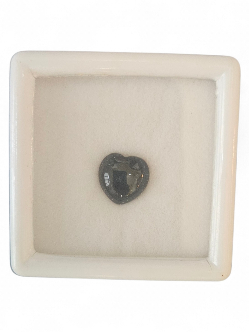 Heart-Shaped Onyx Cabochon